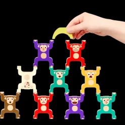 Battat - Wooden Stacking Monkeys