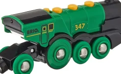 Brio - Battery Operated Big Green Action Locomotive