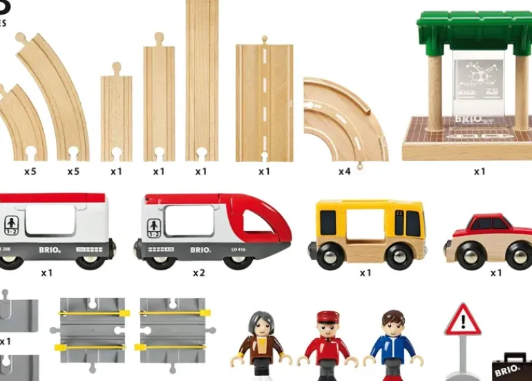 Brio - Rail & Road Travel Set