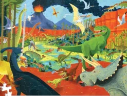 Crocodile Creek - Puzzle Canister 100pcs - 36 Dinosaurs