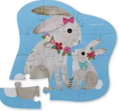 Crocodile Creek - Puzzle Mini 12pcs - Bunny Love