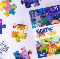 Crocodile Creek - Puzzle 48pcs - Above & Below Night & Day