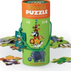 Crocodile Creek - Tower Puzzle tower 30pcs - DIno