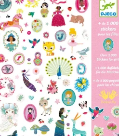 Djeco - 1000 Girl Stickers