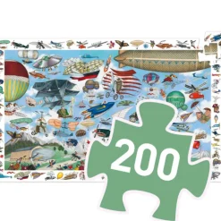 Djeco - Puzzle Observation 200pcs - Aero Club 200pc