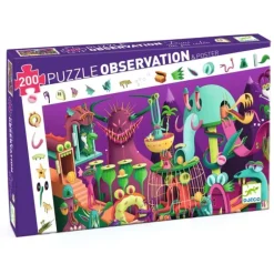 Djeco - Puzzle Observation 200pcs - In a Video Game