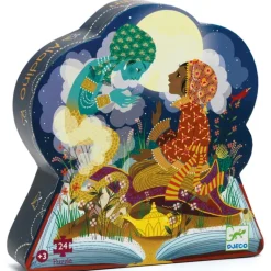 Djeco - Puzzle Silhouette 24pcs - Aladdin