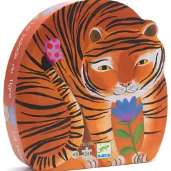 Djeco - Puzzle Silhouette 24pcs - The Tigers Walk