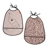Done By Deer - Elphee Bib 2 Pack - Powder