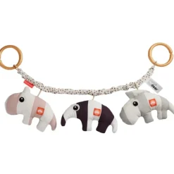 Done By Deer - Pram Toy Deer Friends - Powder