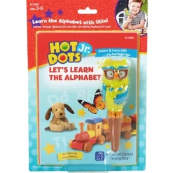 Educational Insights - Hot Dots Jr - Lets Learn The Alphabet