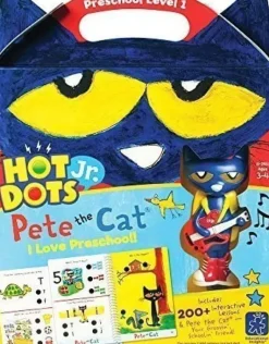 Educational Insights - Hot Dots Jr - Pete The Cat I Love Preschool - Level 1