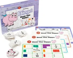 Edvantage - Beat the Hippo Bingo (Fractions)