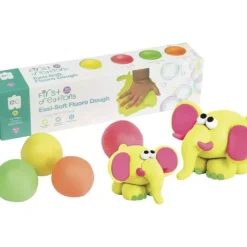 Edvantage - Dough Easi-Soft Fluoro Dough Set of 4