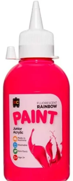 Edvantage - Fluorescent Paints 250ml - Pink