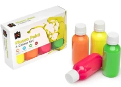 Edvantage - Fluro Rainbow Paints 100ml Set of 4