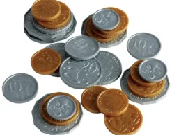Edvantage - Plastic Play Coins in Storage Jar (318pcs)