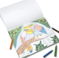 Melissa & Doug - ABC 123 Dot-to-Dot Coloring Pad - Wild Animals
