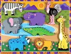 Melissa & Doug - Chunky Puzzle - Safari