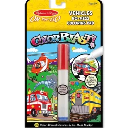 Melissa & Doug - ColorBlast - Vehicles - ON the GO Travel Activity