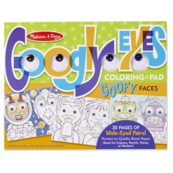 Melissa & Doug - Googly Eyes Colouring Pads - Goofy Faces
