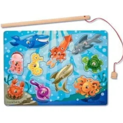 Melissa & Doug - Magnetic Fishing Puzzle Game