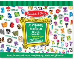 Melissa & Doug - Sticker Collection Alphabet & Numbers