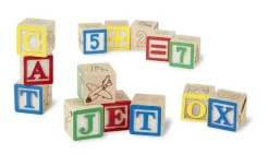Melissa & Doug - Wooden Abc/123 Blocks
