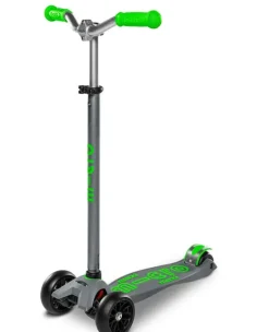 Micro - Maxi Deluxe Pro Scooter - Grey/Green