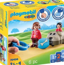 Playmobil - 1.2.3 Dog Train Car (70406)