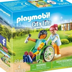 Playmobil - Hospital Patient in Wheelchair (70193)
