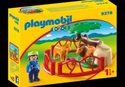 Playmobil - 1.2.3 Lion Enclosure (9378)