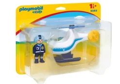Playmobil - 1.2.3 Police Copter (9383)