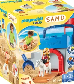 Playmobil - 1.2.3 SAND Knights Castle Sand Bucket (70340)