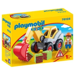 Playmobil - 1.2.3 Shovel Excavator (70125)