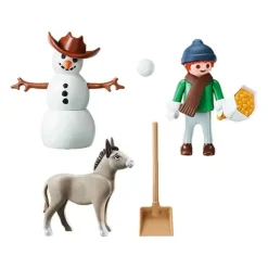 Playmobil - Spirit - Snips With Snowman (70398)