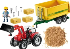 Playmobil - Tractor With Feed Trailer (70131)