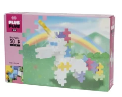 Plus Plus Puzzles - BIG - Pastel - Unicorn - 50 Pcs