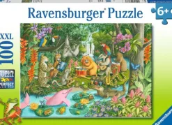 Ravensburger - 100Pc Rainforest River Band Puzzle