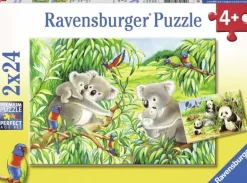 Ravensburger - 2 x 24Pc Sweet Koalas and Pandas Puzzle