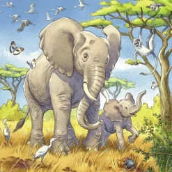 Ravensburger - 3 x 49Pc Wild Animals Puzzles