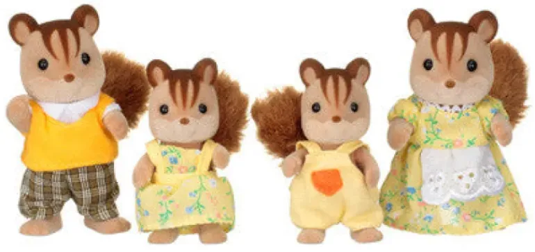 Sylvanian Families - Walnut Squirrel Family