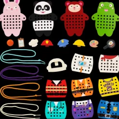Battat - Lace Up & Learn Animals