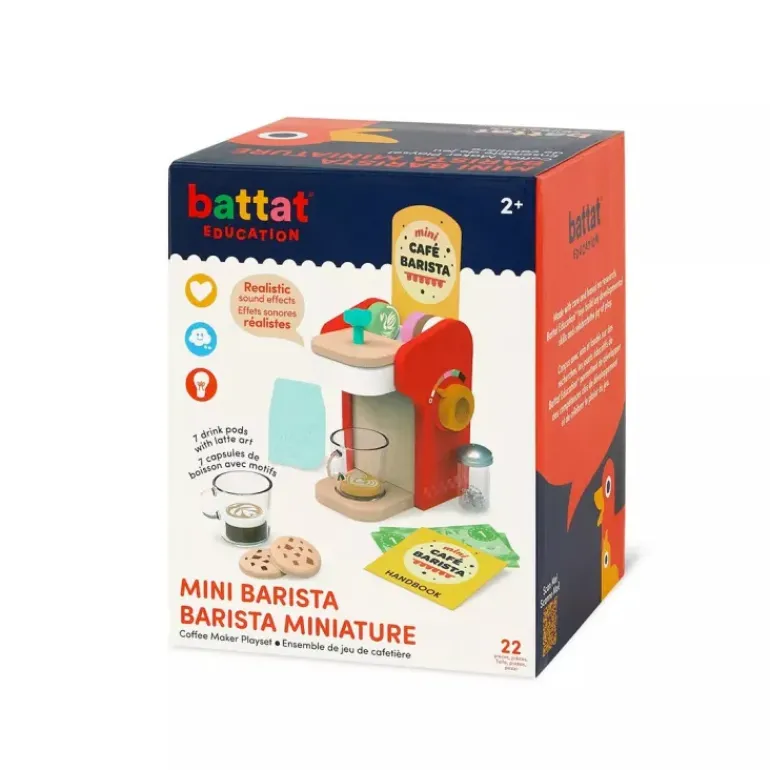 Battat - Mini Barista Wooden Playset