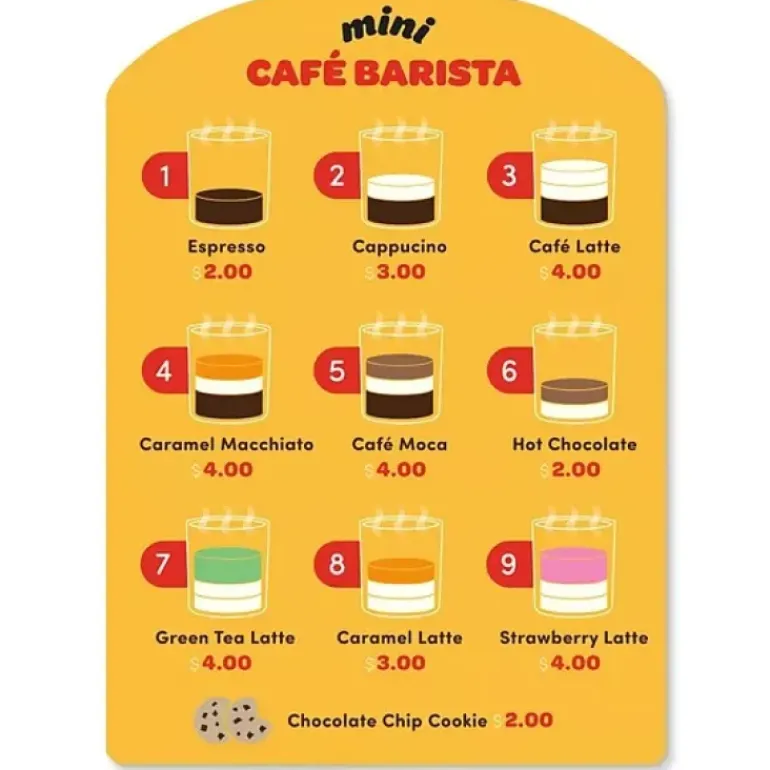 Battat - Mini Barista Wooden Playset