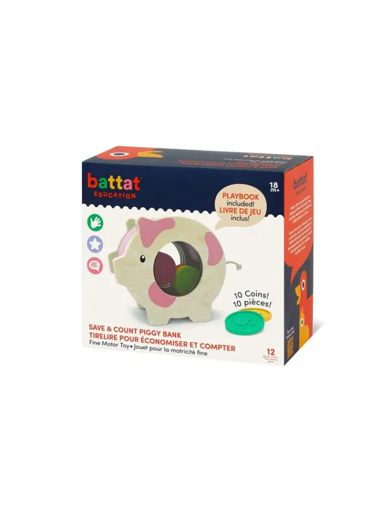 Battat - Save & Count Piggy Bank