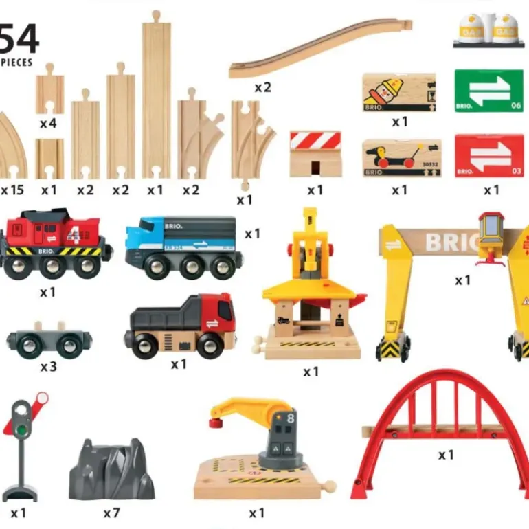 Brio - Cargo Railway Deluxe Train Set