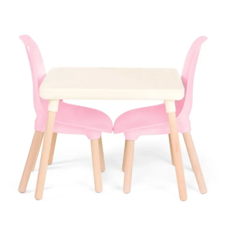 B. toys – Kid Century Modern: Table & Chair Set - Pink