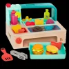 B. toys – Mini Chef - Build-a-Burger Playset