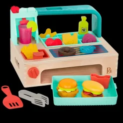 B. toys – Mini Chef - Build-a-Burger Playset